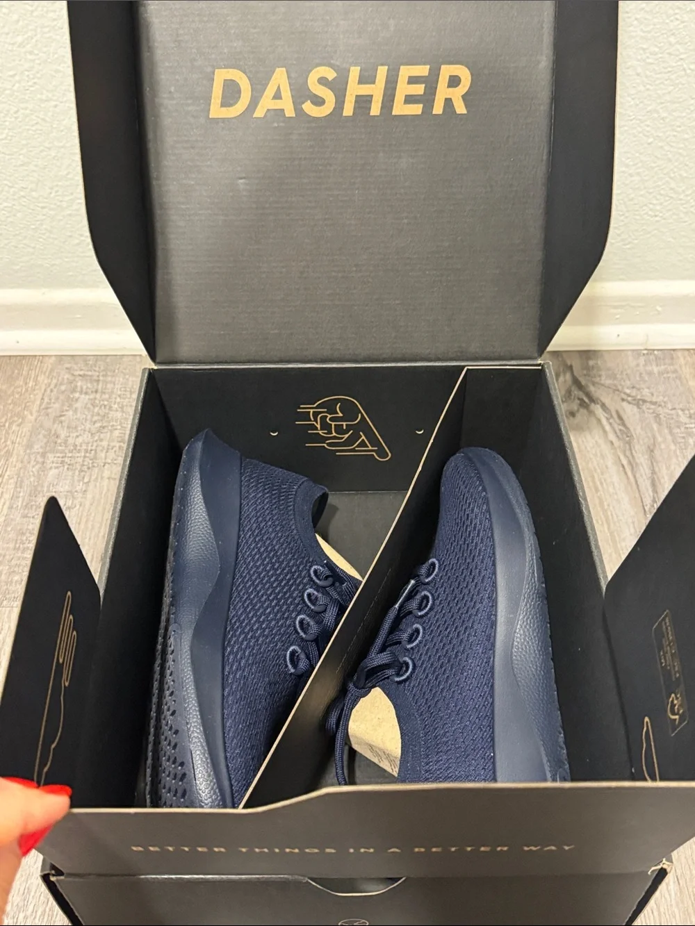 allbirds Tree Dasher Sneakers - Moonrise Navy